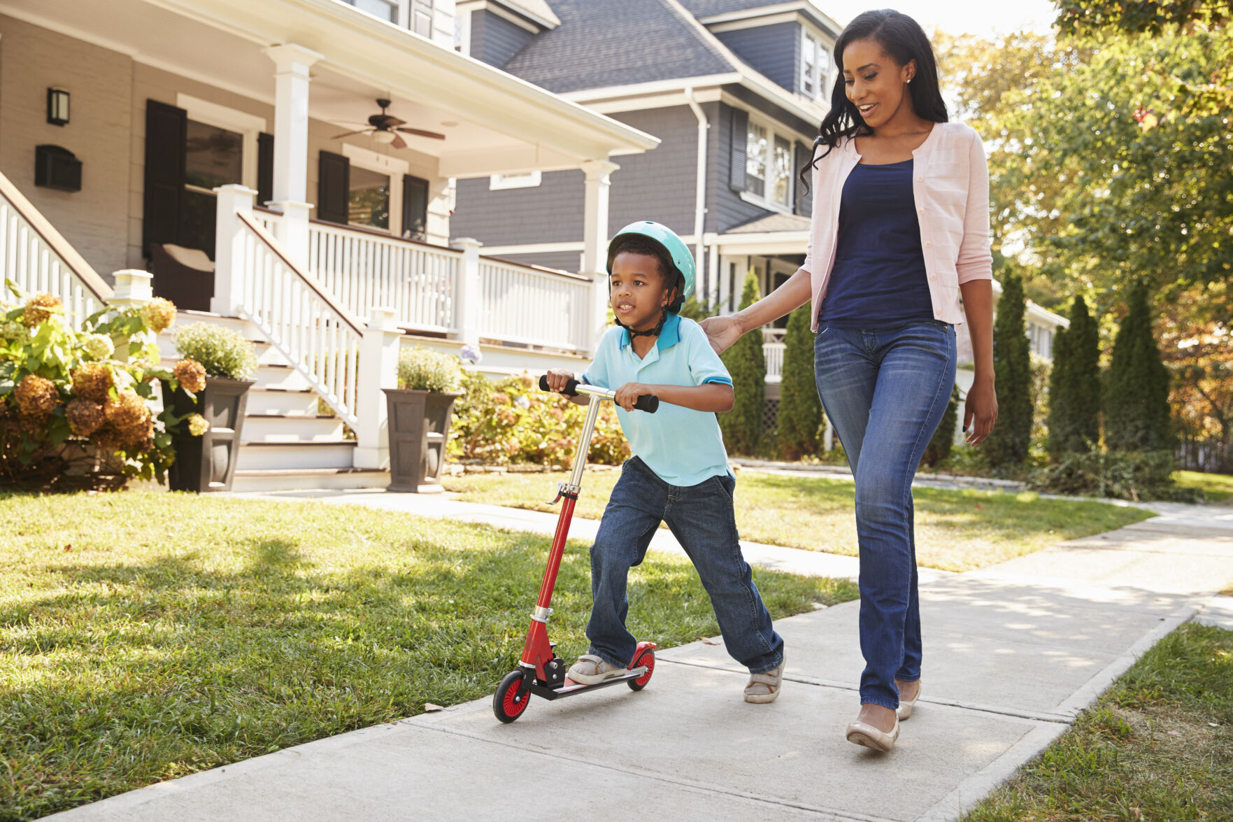 Step outside and stay active.